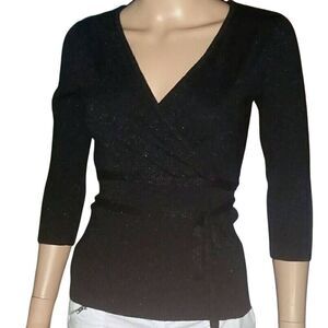 Cool Attitudes black shimmering top S